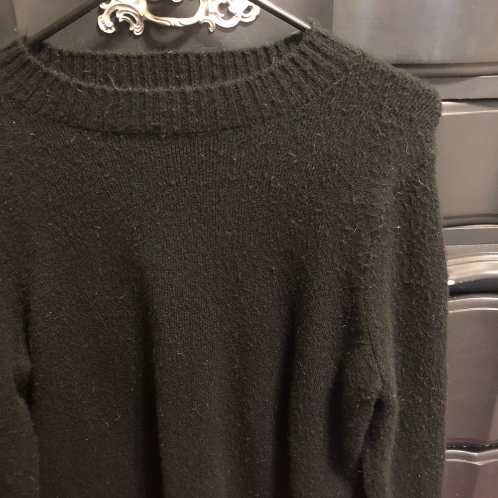 Fuzzy black sweater